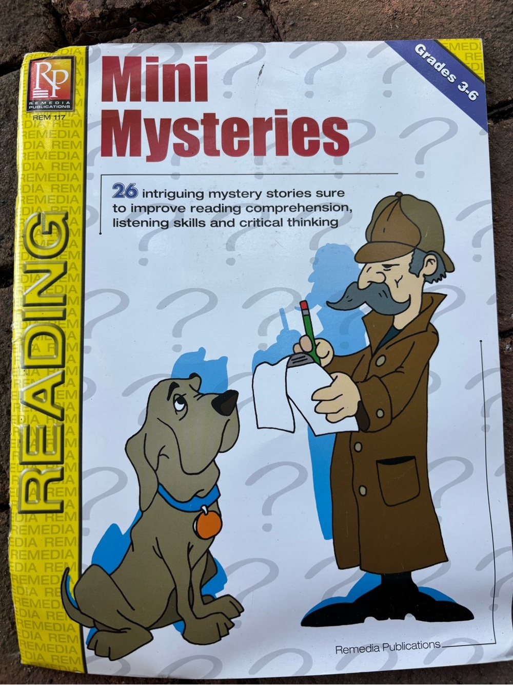 Mini Mysteries Reading Book - White & Yellow Cover